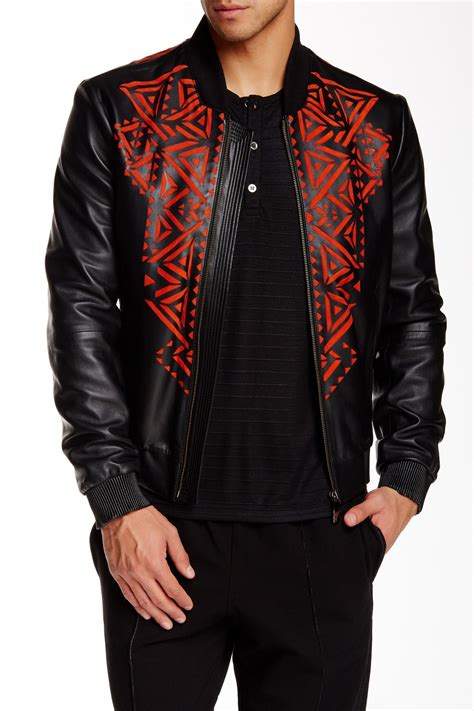 versace black and orange jacket|versace jackets for men.